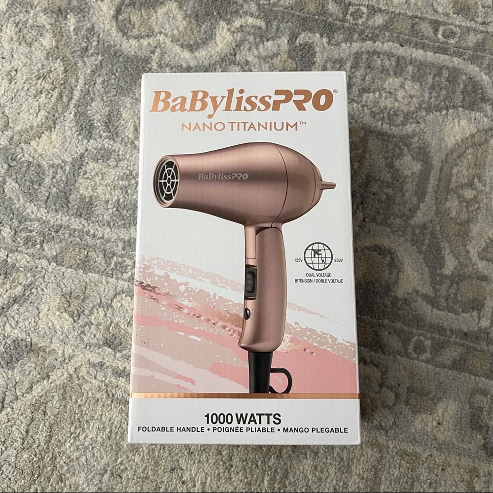 BaByliss PRO Nano Titanium Mini Blow Dryer